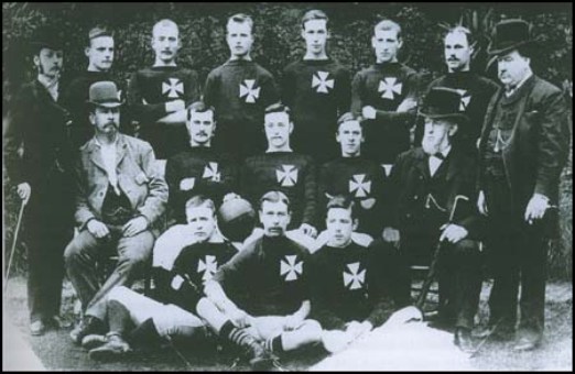 A Gorton AFC csapata 1884-ben.
